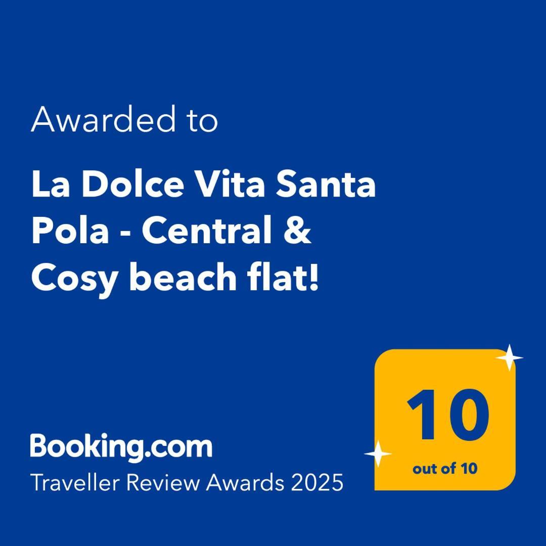 La Dolce Vita Santa Pola - Central & Cosy Beach Flat! Екстер'єр фото